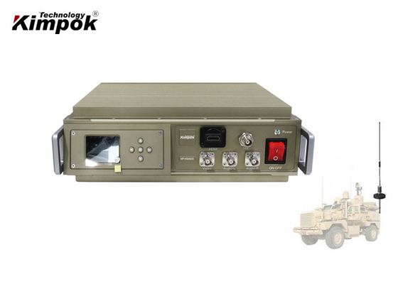 Pemancar Video COFDM yang Dipasang di Kendaraan Jarak Jauh Nirkabel H.264 2K QPSK