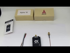 Pemancar Video Nirkabel AKK Alpha16 5.8G 16W FPV VTX 96CH untuk Transmisi Gambar Drone RC