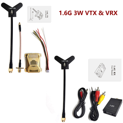Pemancar Video Analog Daya Transmisi 3W Untuk Frekuensi 1450MHz-1825MHz 1.6G VTX 16CH