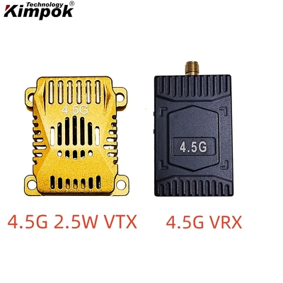 2.5W Transmit Power 4.5G Analog Video Transmitter dan Receiver Untuk 1 Vp-p FM Audio Video Output