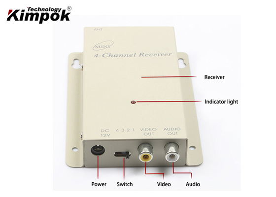 Pemancar dan Penerima AV nirkabel analog ringan LOS 10km