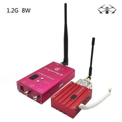 merah 1.2Ghz 8W Digital Vtx Fpv Dengan 8 Saluran