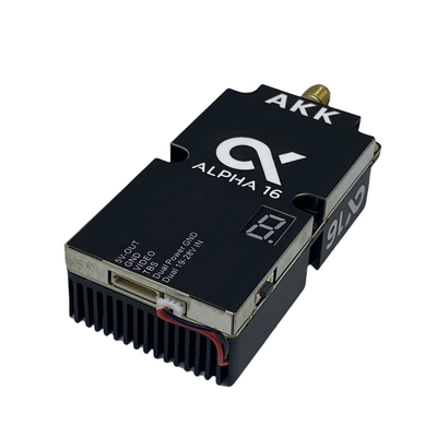 Pemancar Video Nirkabel AKK Alpha16 5.8G 16W FPV VTX 96CH untuk Transmisi Gambar Drone RC