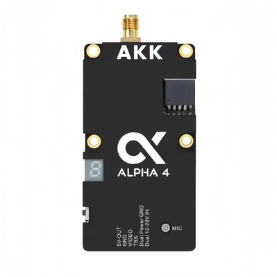 Pengirim Video Drone AKK Alpha4 VTX 5.8G FPV 4W 8CH Ultra Long Range Video Sender
