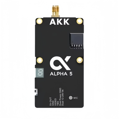 AKK Alpha5 VTX 5.8G 80CH 1w/2w/3w/4w Daya yang Dapat Dialihkan Smart Audio Transmisi Jarak Ultra Jauh
