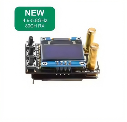 AKK Diversity RX 4.9G to5.8G FPV VRX Wireless Video Receiver 80CH untuk RC FPV Racing Drones