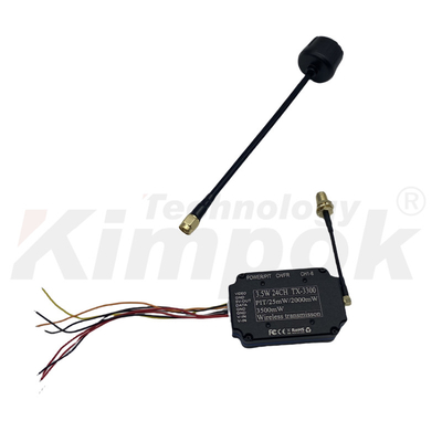 Pemancar Video UAV FPV 3.3G 3.5W Pemancar Video 3.3Ghz VTX dengan IRC 24CH 25mW/2000mW/3500mW Modul VTX FPV