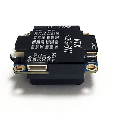 3.3G 6W FPV Drone VTX VRX Pemancar Penerima Video Nirkabel 3.3Ghz Transmisi Audio Video