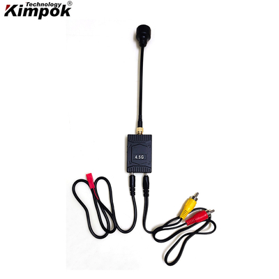 Penerima Video UAV 4.5G 4.5Ghz FPV VRX Penerima Video Nirkabel 20km dengan 16 Saluran