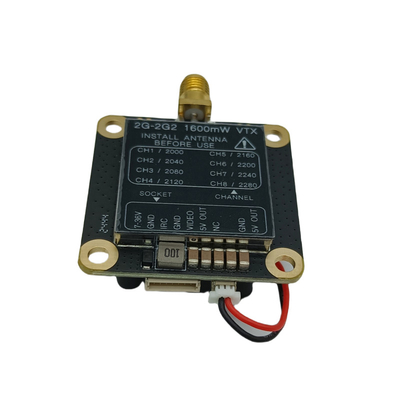 2.2G 1.6W Drone Analog Video Transmitter 2.2Ghz FPV VTX Transmisi Video Jarak Panjang