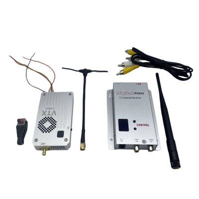 1.5G 5W FPV Wireless Video Transmitter and Receiver 20km Jarak Panjang VTX VRX RC Racing