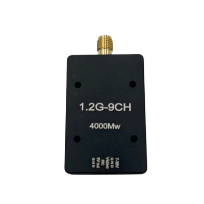 1.2Ghz 4W UAV Video Transmitter FM Modulasi 9 Saluran VTX Wireless Stable Transmission
