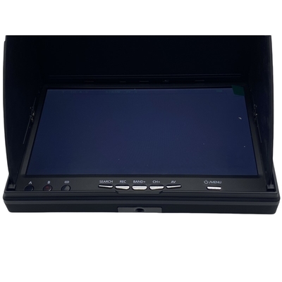 Monitor FPV 5.8G dengan 40CH DVR 4.3 Inci 16:9 LCD Display NTSC/PAL Pencarian Otomatis Perekaman Video untuk RC FPV Multicopter