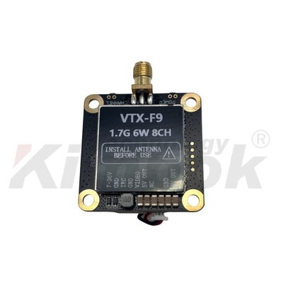 Pemancar dan Penerima Video Nirkabel 1.7G 6W 8CH Mendukung IRC Tramp 1.7G VTX VRX