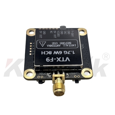 1.7G VTX 1.9G VTX 6W Wireless Video Transmitter 20km Transmisi Gambar Jarak Jauh