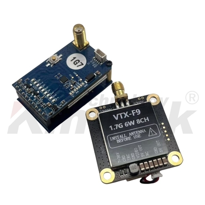 Pemancar dan Penerima Video Nirkabel 1.7G 6W 8CH Mendukung IRC Tramp 1.7G VTX VRX