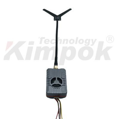 1.7Ghz VTX Wireless UAV Video Transmitter Dukungan IRC Tramp Video Link 4W RF Power VTX