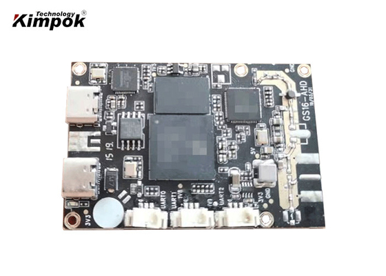 Modul AHD COFDM OEM Untuk Pemancar RF Nirkabel 250MHz-1400MHz RS232 Data Port