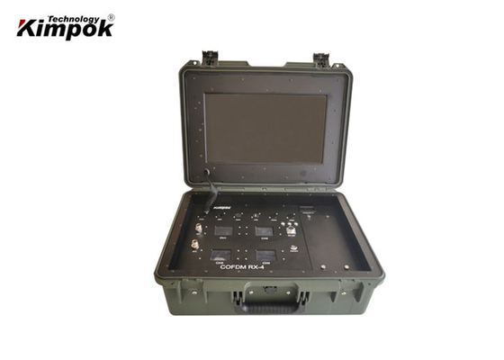 Shock Proof COFDM Video Receiver Wireless H.264 Untuk Kendaraan Bergerak