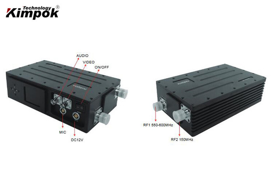 Pemancar Video COFDM 300Mhz - 4400Mhz Dengan Komunikasi Audio Dua Arah